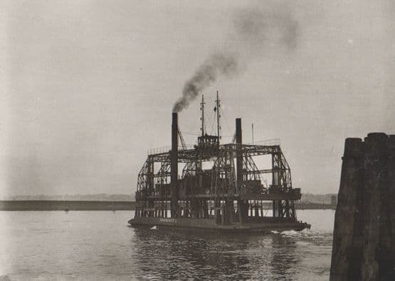 Kohlbrandfahre 1930 Reproduction German Ship Postcard