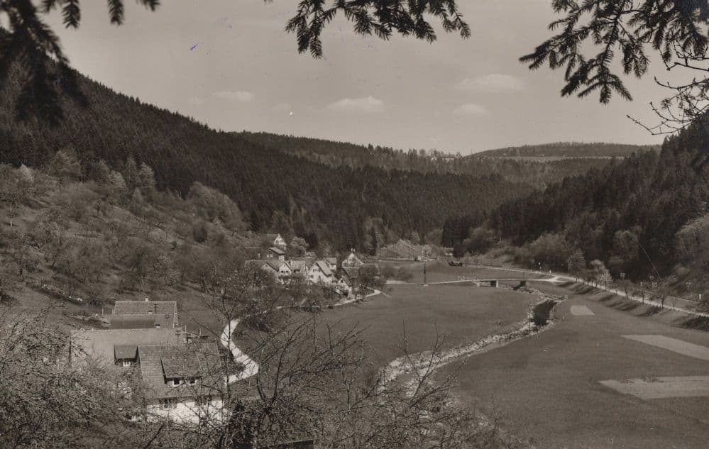 Kohlerstal Bad Teinach Germany Old Real Photo Postcard