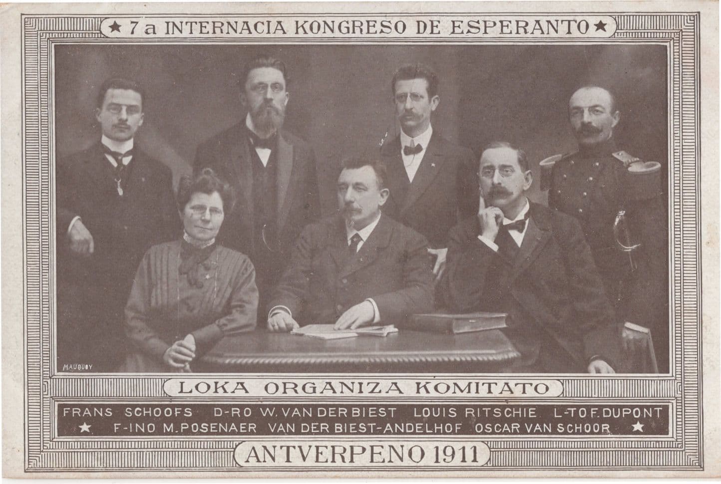 Kongreso De Esperanto Antwerp 1911 Congress Old Political Postcard