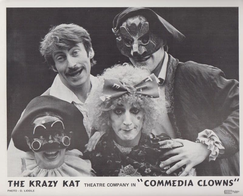 Krazy Kat Theatre Company in Commedia Clowns Masquerade Publicity Photo