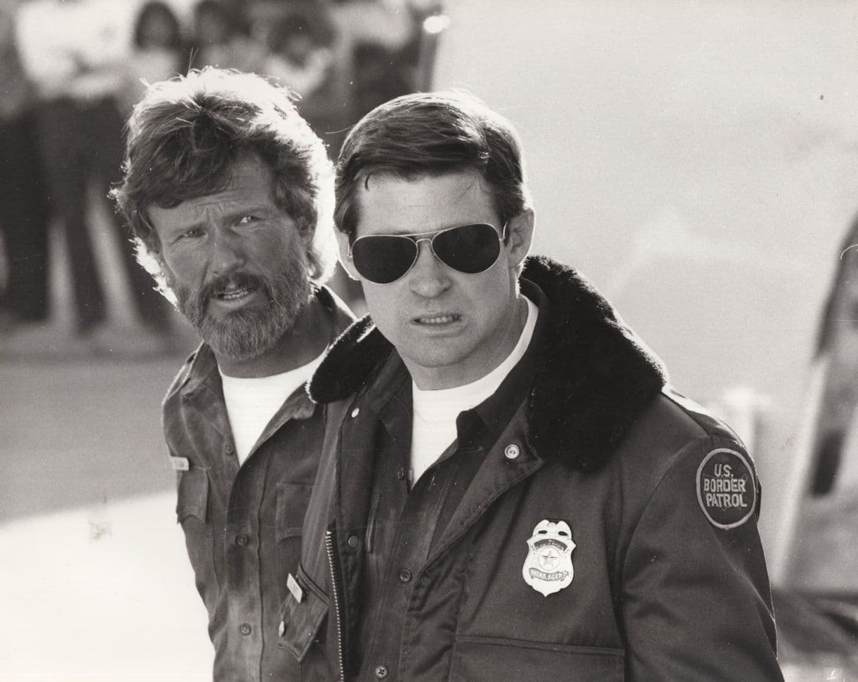 Kris Kristofferson in Flashpoint Film 10x8 Monochrome Large Publicity Photo