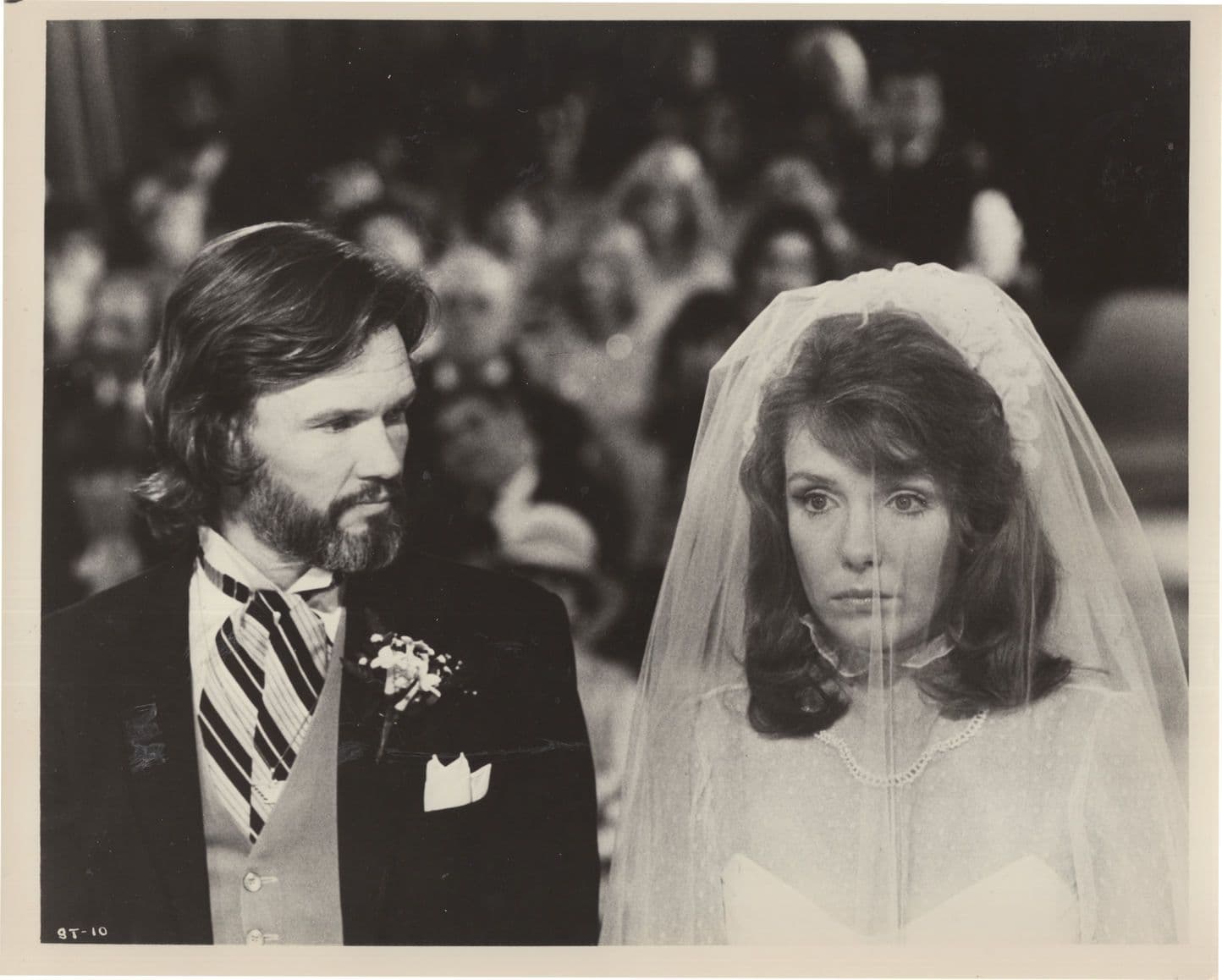 Kris Kristofferson Semi Tough Wedding Film Monochrome Large Photo