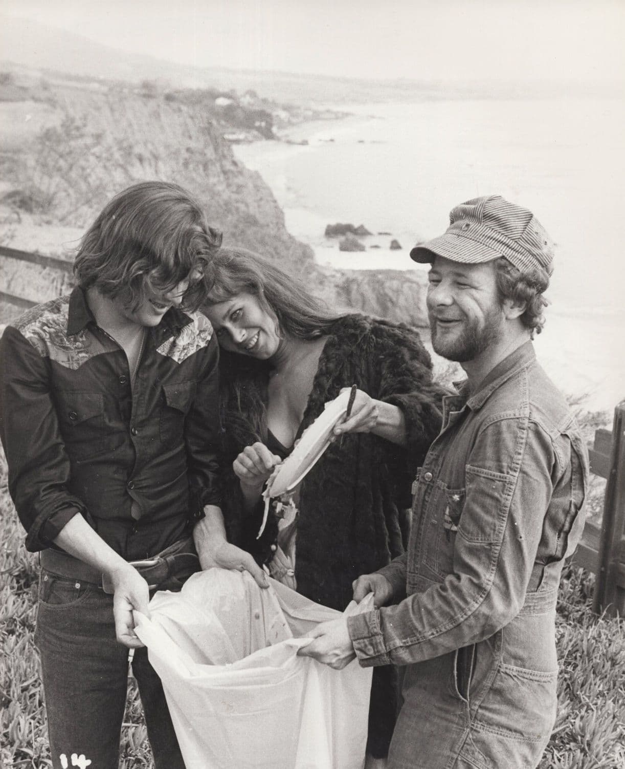 Kris Kristofferson Strange & Black 10x8 Film Monochrome Large Publicity Photo
