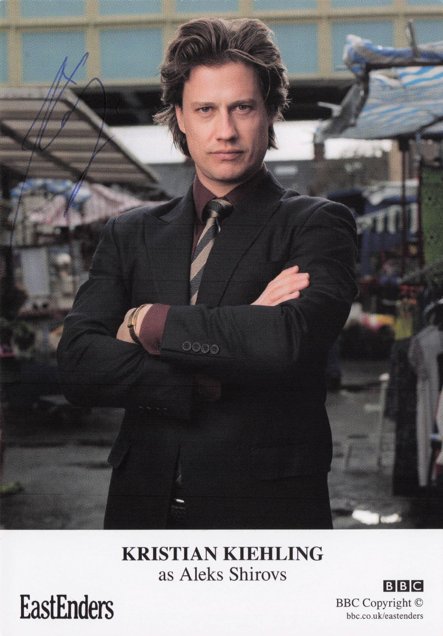 Kristian Kiehling as Aleks Shirovs Eastenders Hand Signed Cast Photo