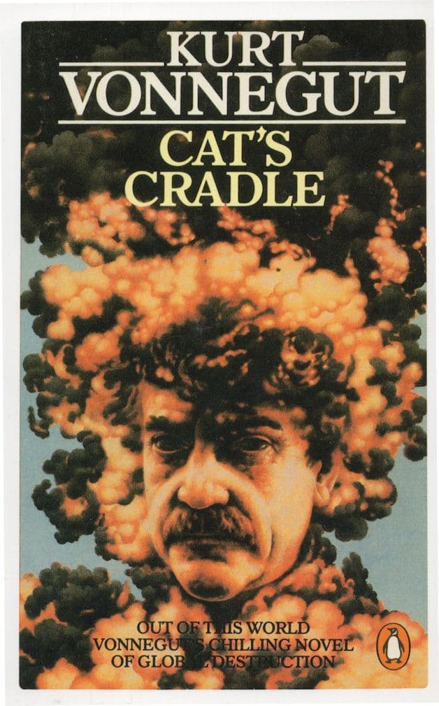 Kurt Vonnecut Cats Cradle 1983 Science Fiction Book Postcard