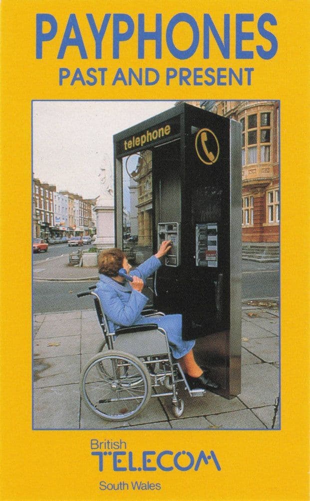 KX200 Payphone Old Telephone Box Wheelchair BT Police Trade Card