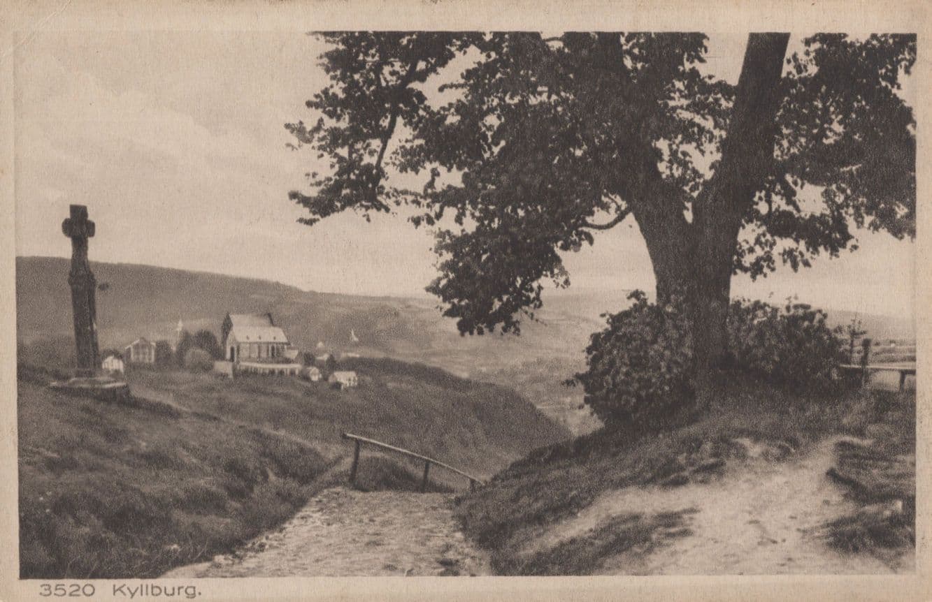 Kyllburg 3520 Blick Von Der Linde Auf Antique German Postcard
