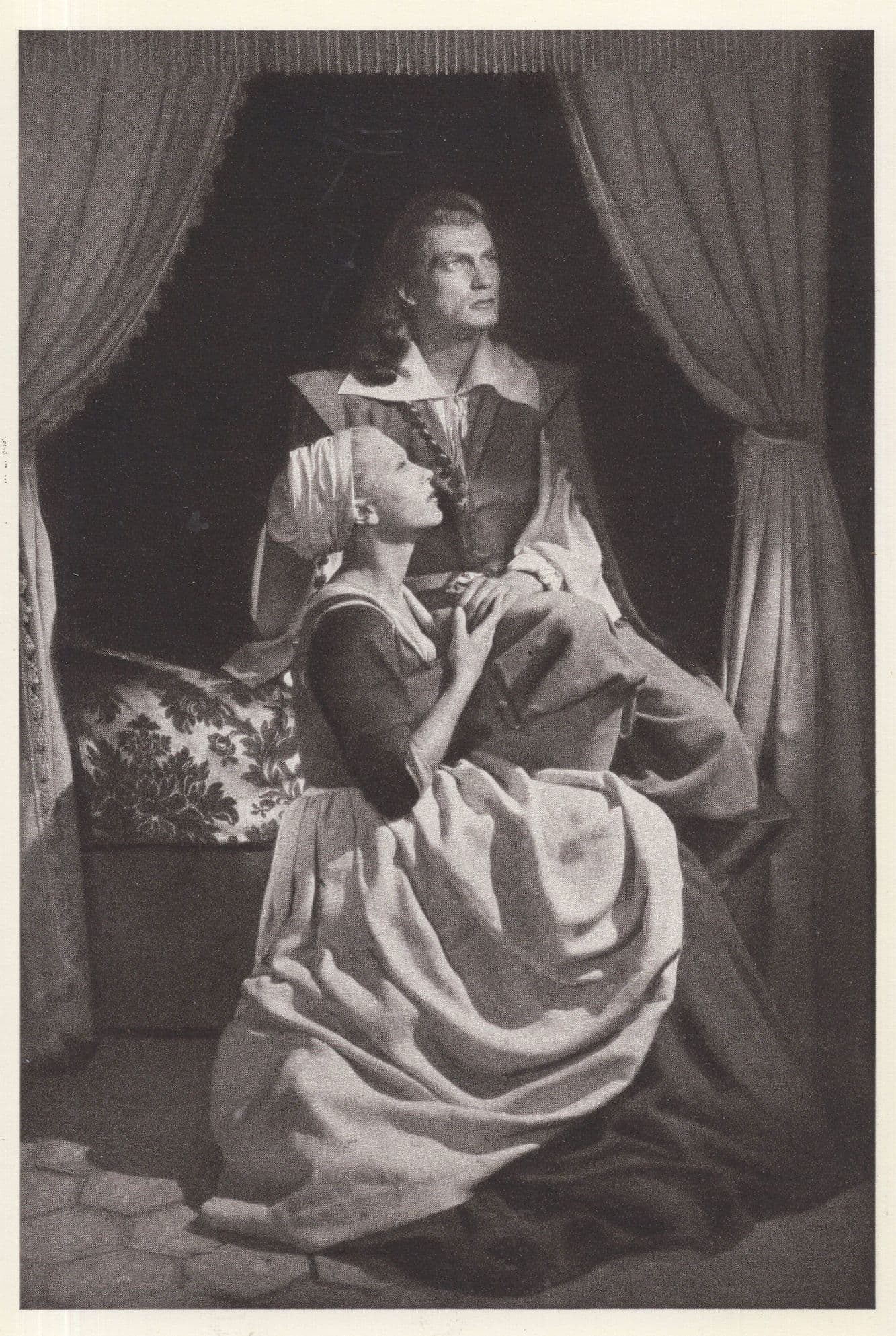 L Belle Et La Bete Jean Marais Josette Day French Film Postcard