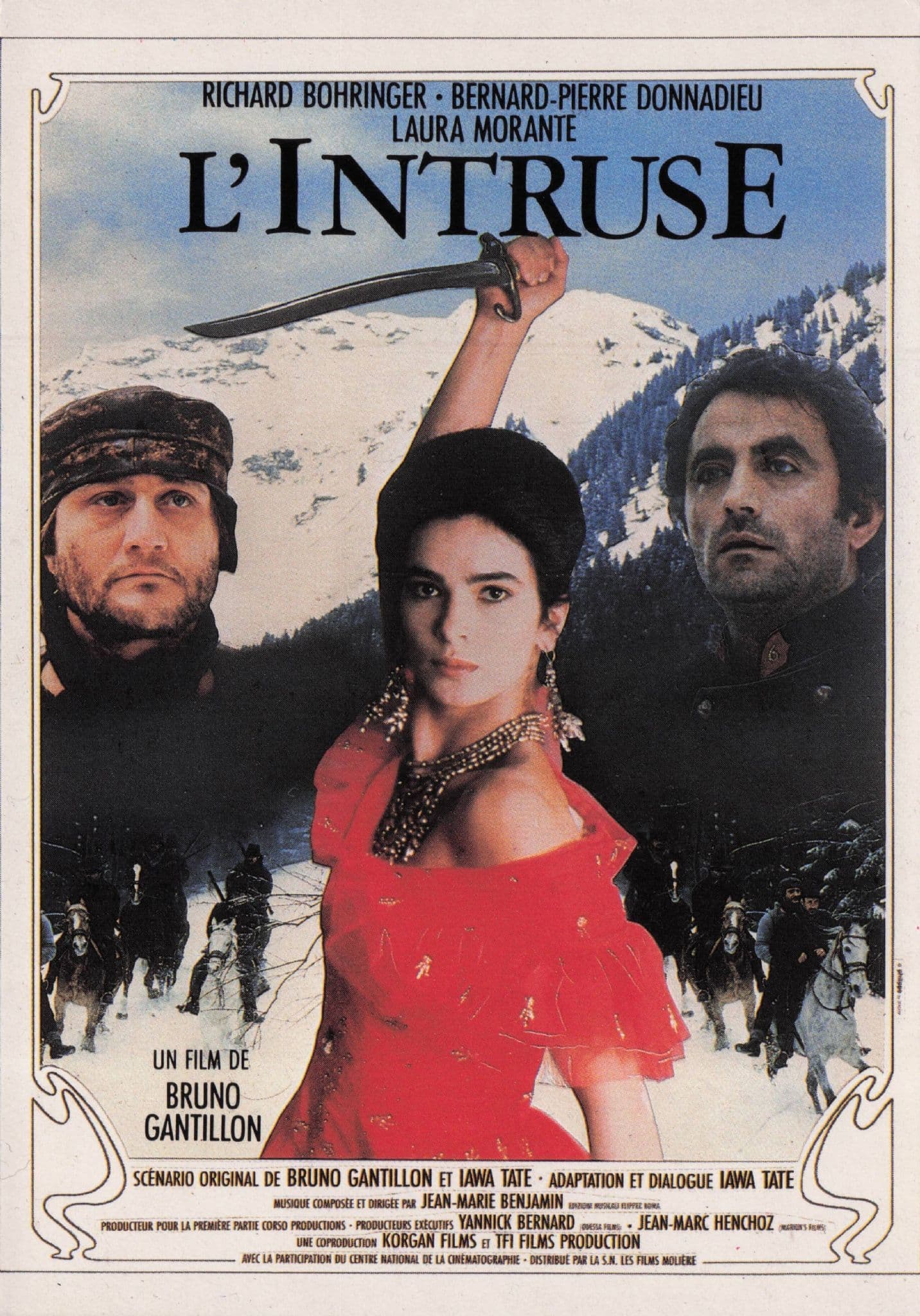 L'Intruse Richard Bohringer Bruno Gantillon French Film Poster Postcard