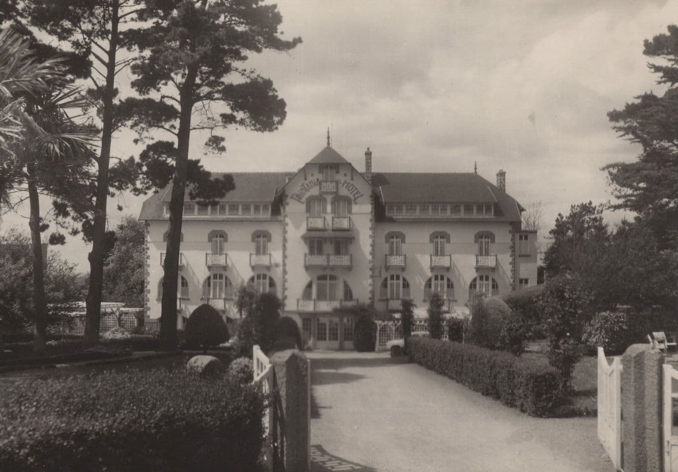 La Printania Hotel Perros Gueric French Real Photo Postcard