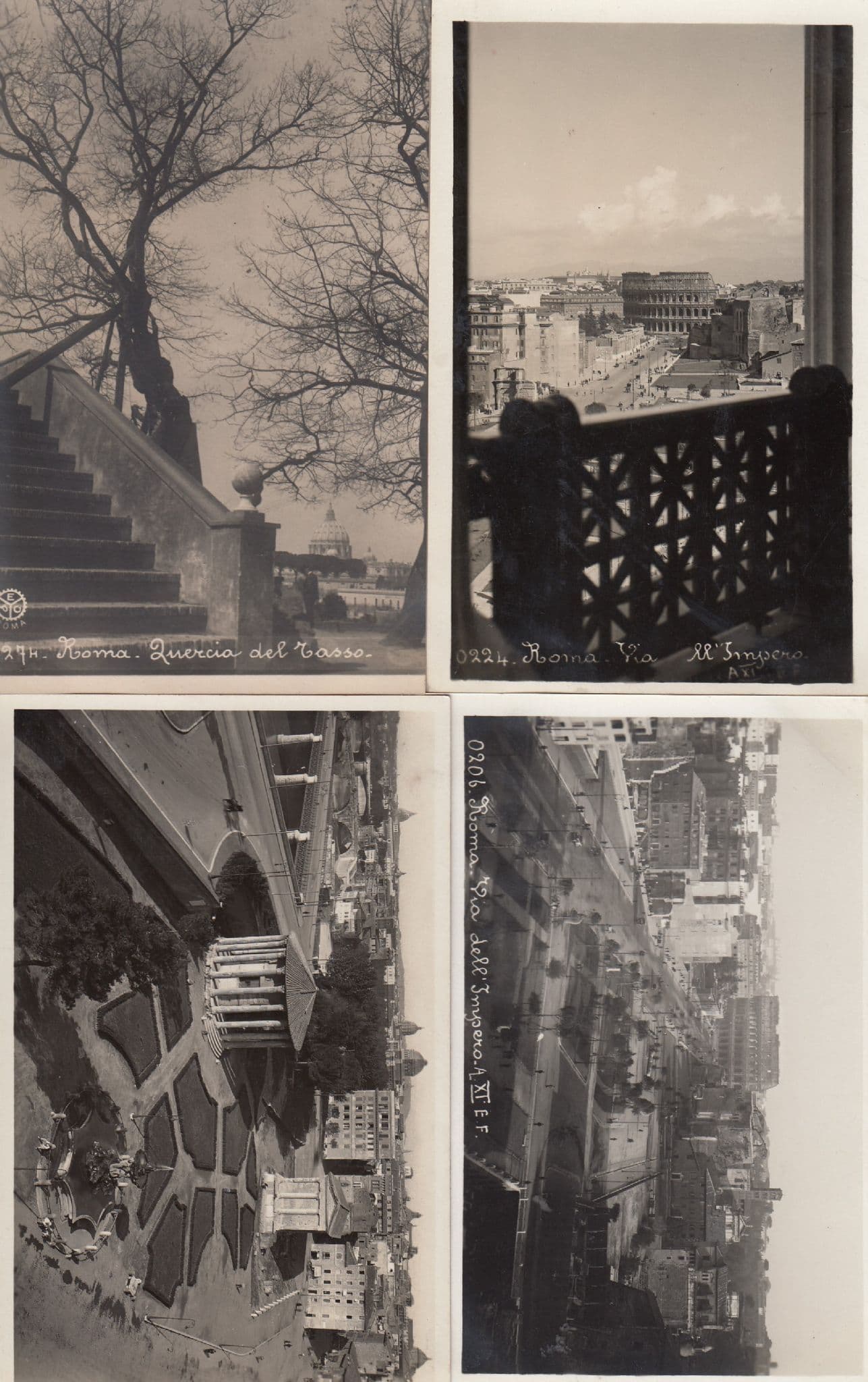 La Quercia Del Tasso 4x Aerial Rome Roma Postcard s