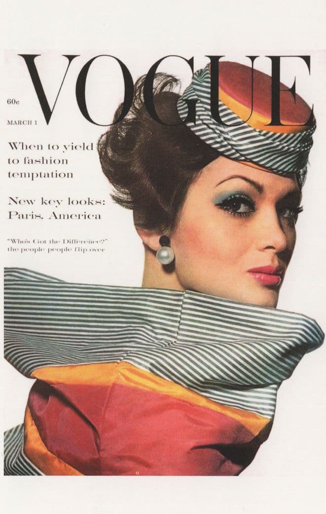 Ladies 1961 USA Turtle Neck & Pope Jewish Fashion Hat Postcard
