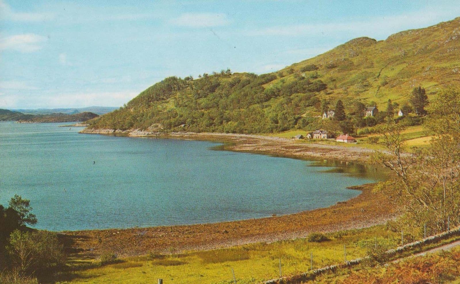 Laga Bay between Salen & Kilchoan 1970s Postcard