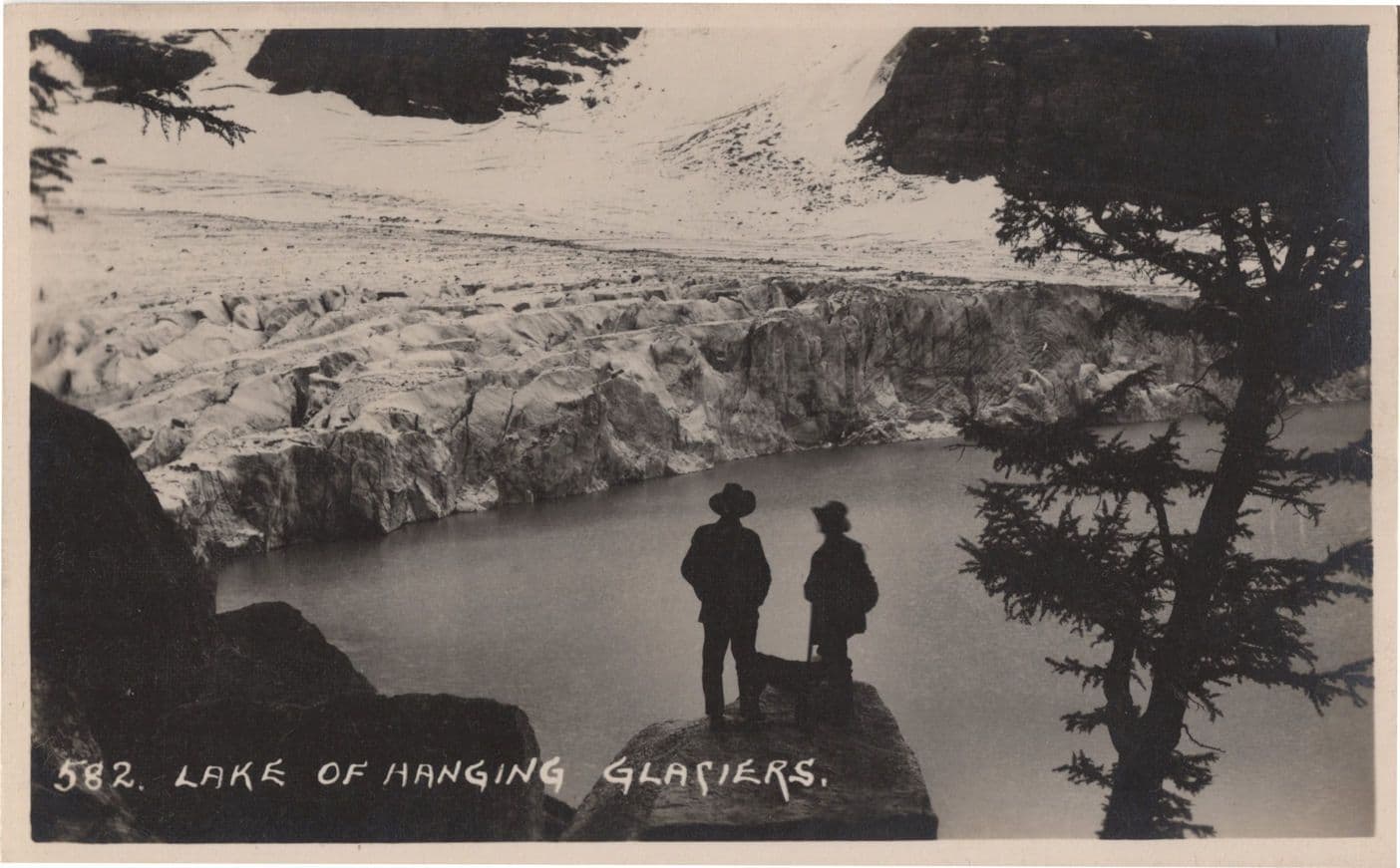 Lake of Hanging Glaciers Canadian Rockies Canada Postcard