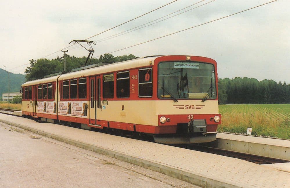 Lamprechtshausen Salzburg ET42 Berghelm Austria Bus Tram Postcard