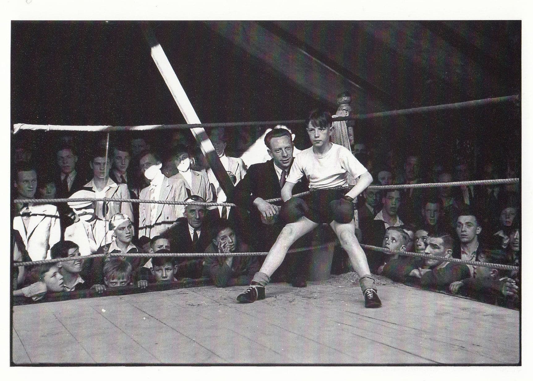Lancashire Boxing WW2 Pavillion Fair Tent News Art Photo Postcard