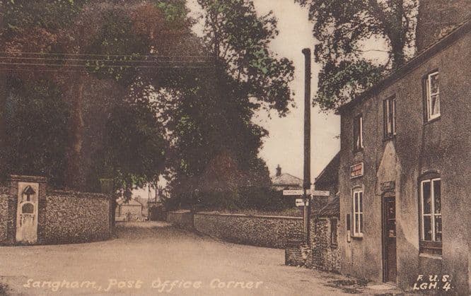 Langham Post Office Norfolk Antique Postcard
