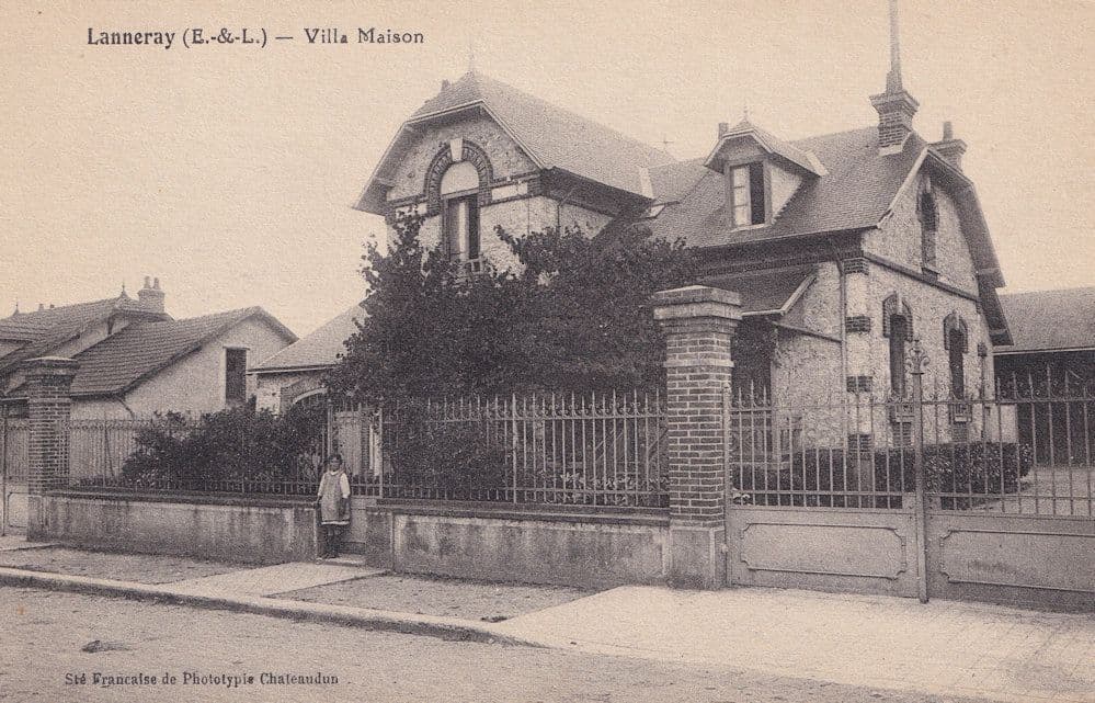 Lanneray Villa Maison French Old Postcard