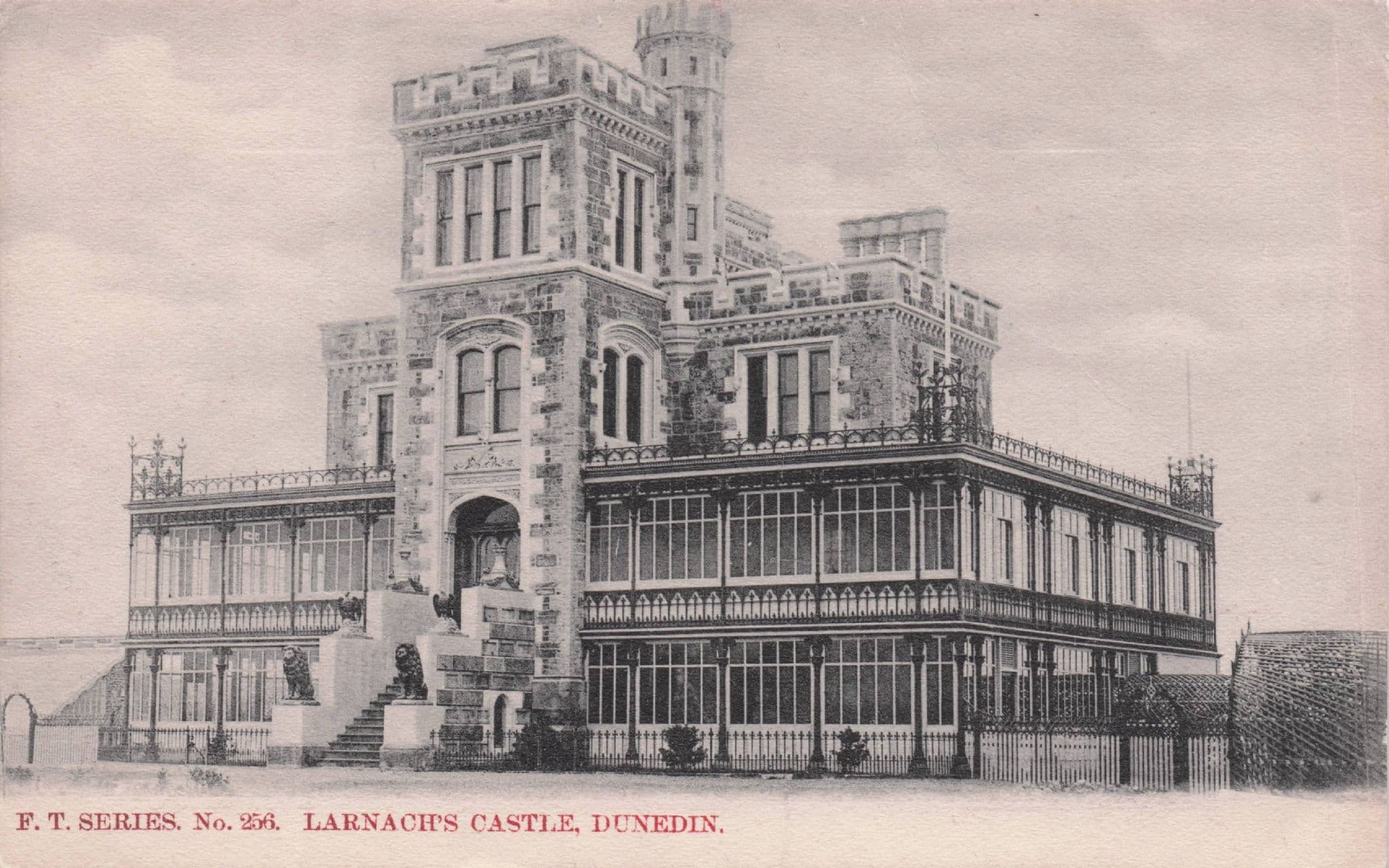Larnach's Castle Dunedin New Zealand FT Series Rare Postcard