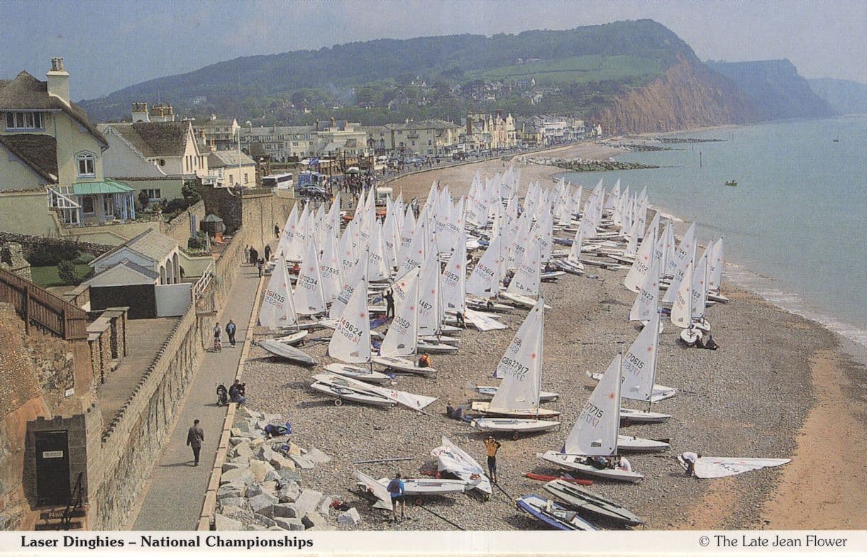 Laser Dinghies National Championships Dorset Boat Race Postcard