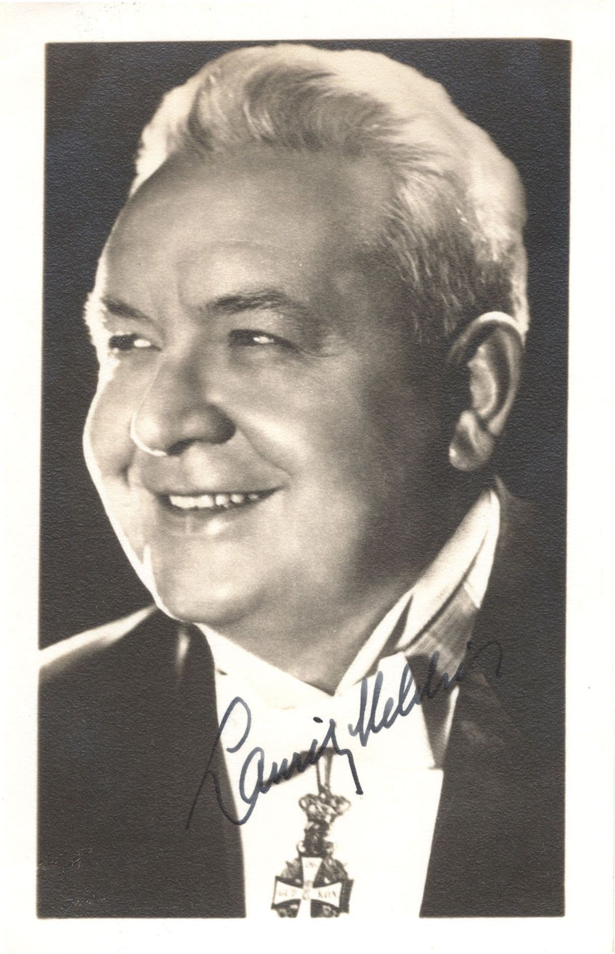 Lauritz Melchoir Opera Singer Antique Hand Signed Photo