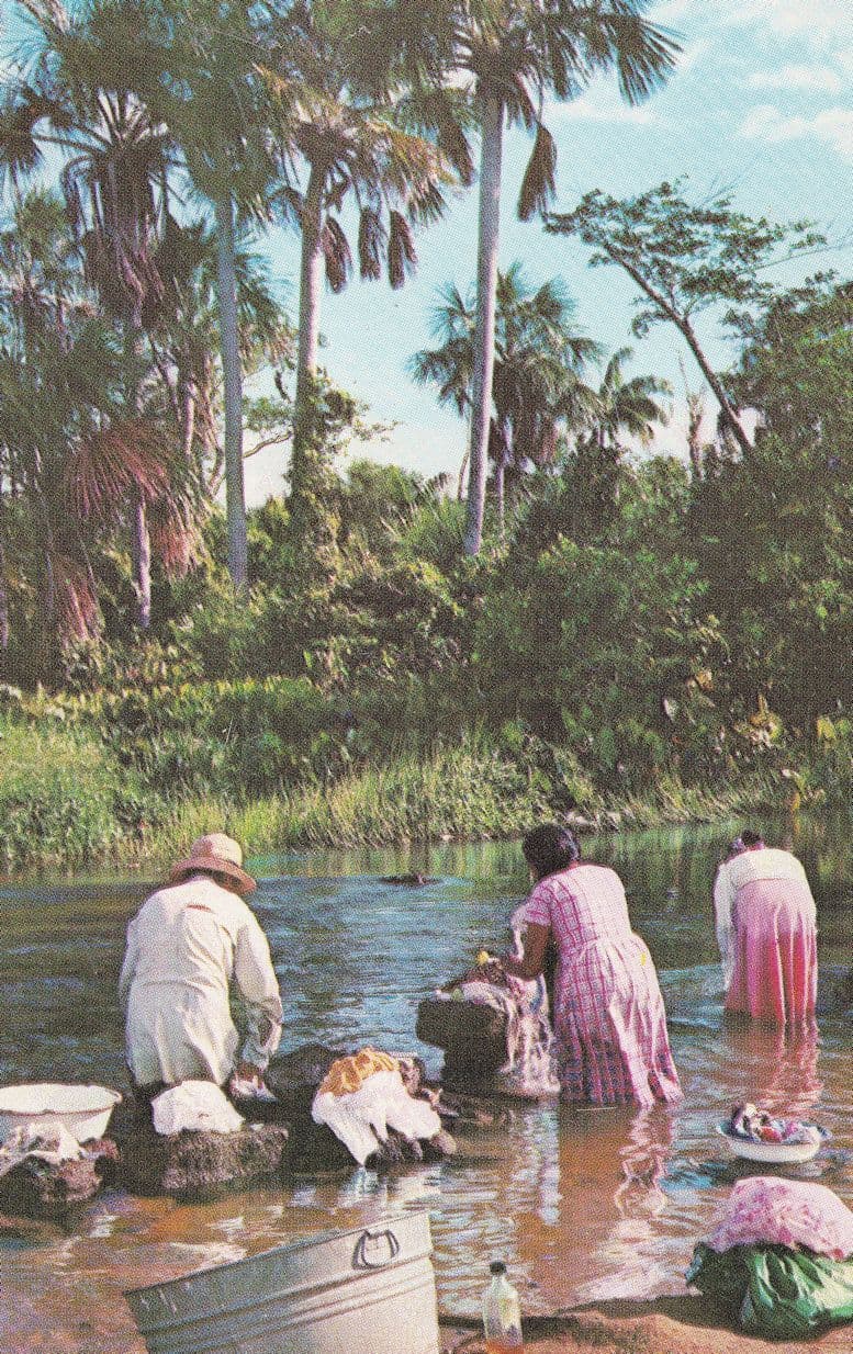 Lavanderas Craft Workers Mexico Postcard