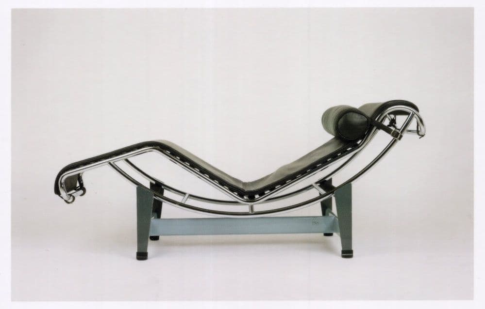 LC4 Chaise Lounge French Reclining Chair 1920s Invention Postcard