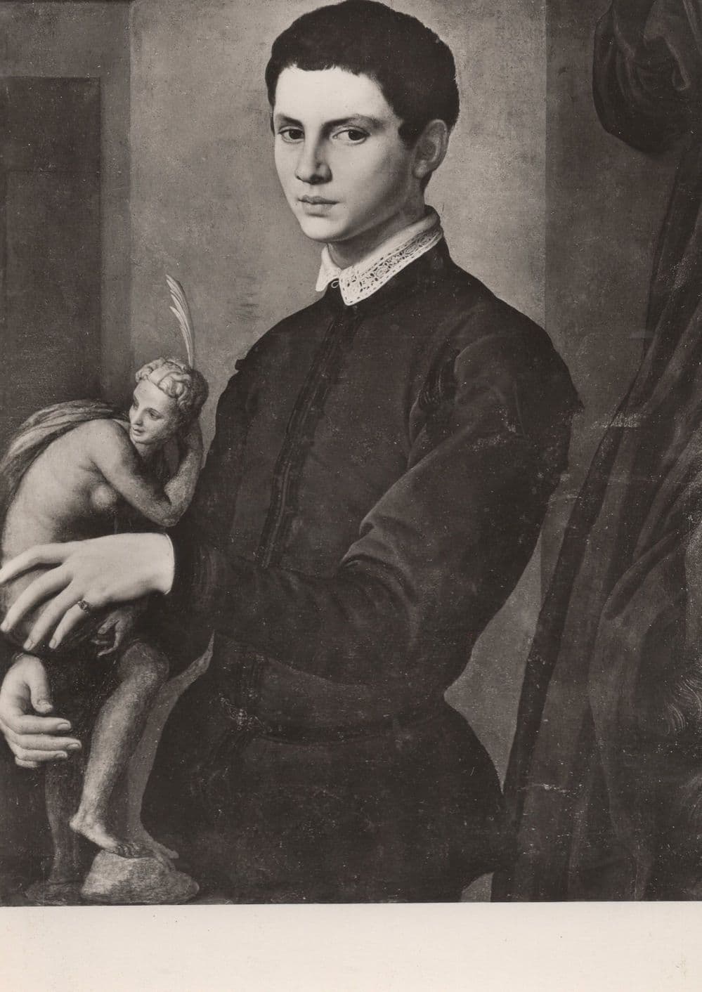 Le Bronzino Portrait Of A Sculptor 1500s RPC Painting Postcard