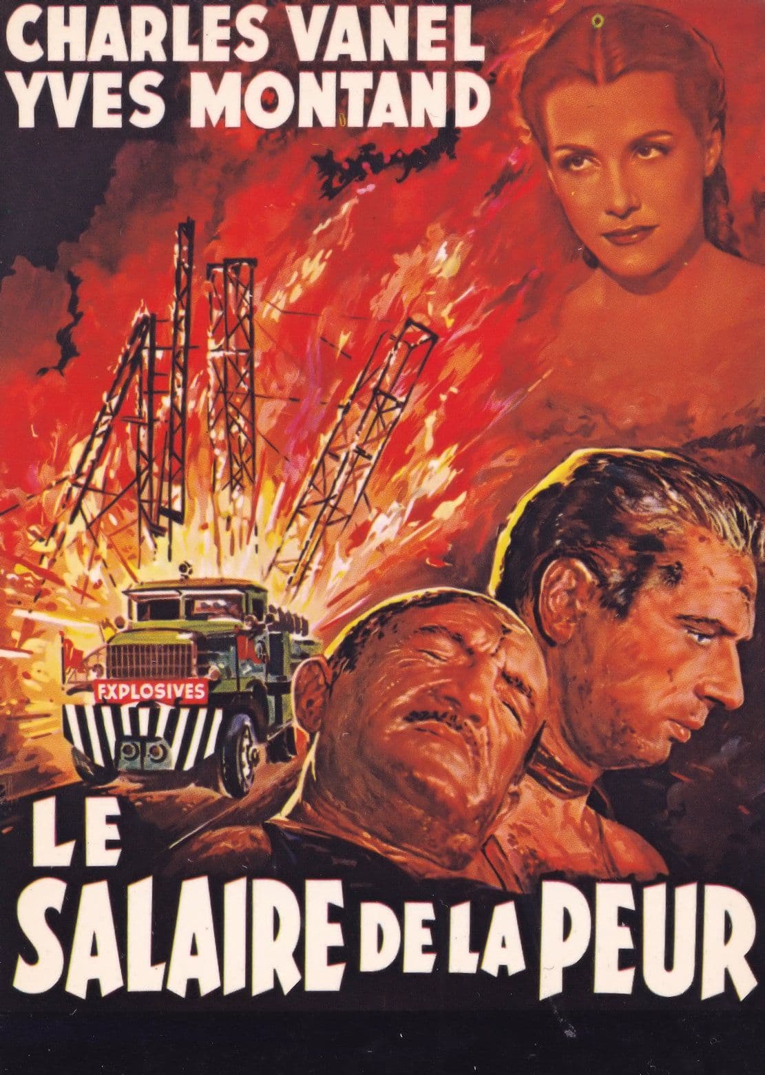 Le Salaire De La Peur Yves Montand French Cinema Poster Postcard