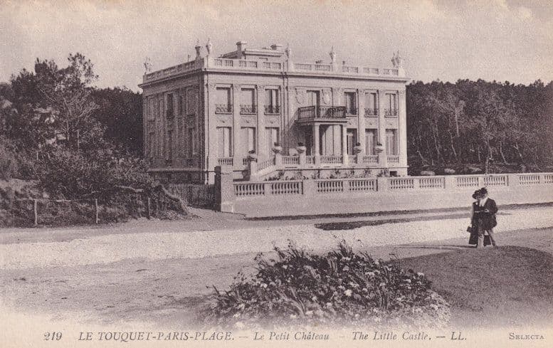 Le Torquet Paris Plage Petit Chateau Little Castle French Postcard