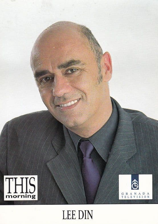 Lee Din This Morning Granada TV Television Show Cast Card