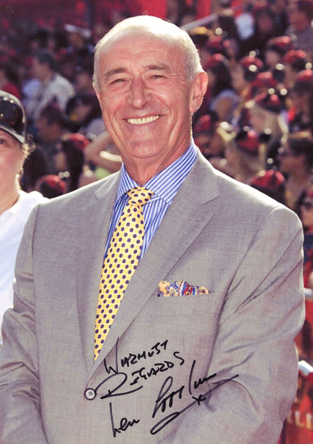 Len Goodman of Strictly Come Dancing Giant 12x8 Hand Signed Photo