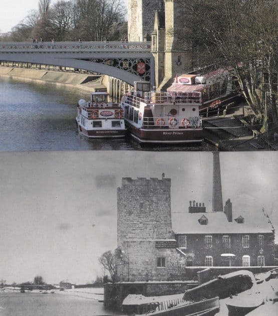 Lendal Tower River Prince Tour Guide Boat Disaster Death 2 York Large Postcard s