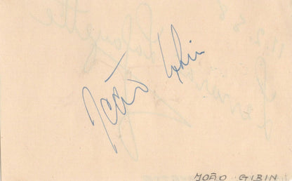Lenora Lafayette Joao Gibin 2x Brazil USA Old Opera Autograph s