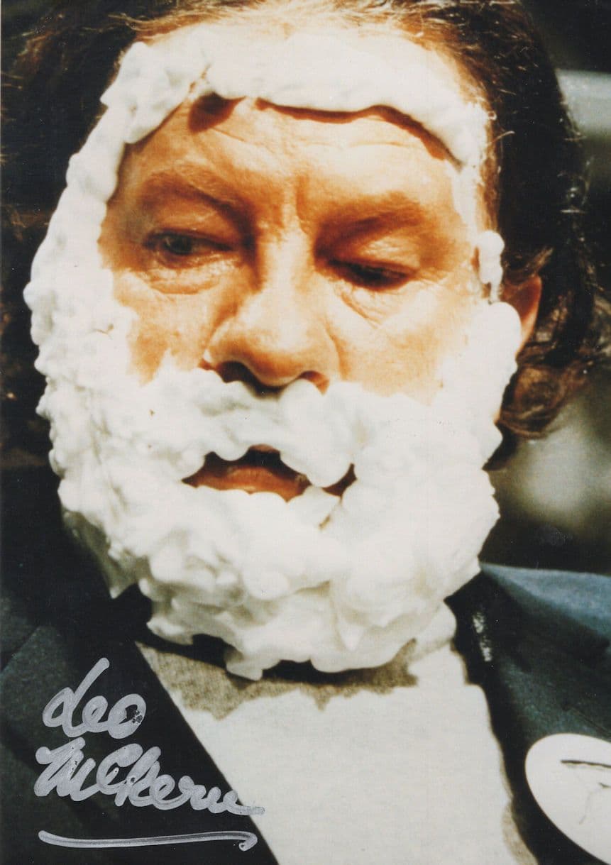Leo McKern as Clang in HELP Rare Hand Signed Photo
