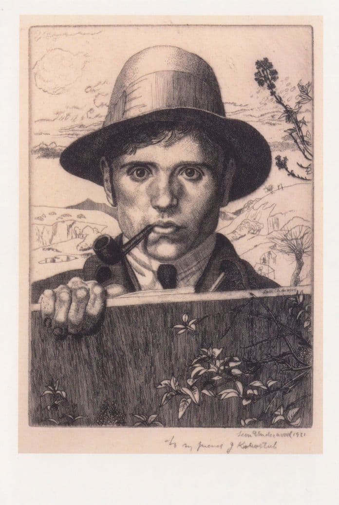 Leon Underwood Sculptor Of African Art NPG Painting Postcard