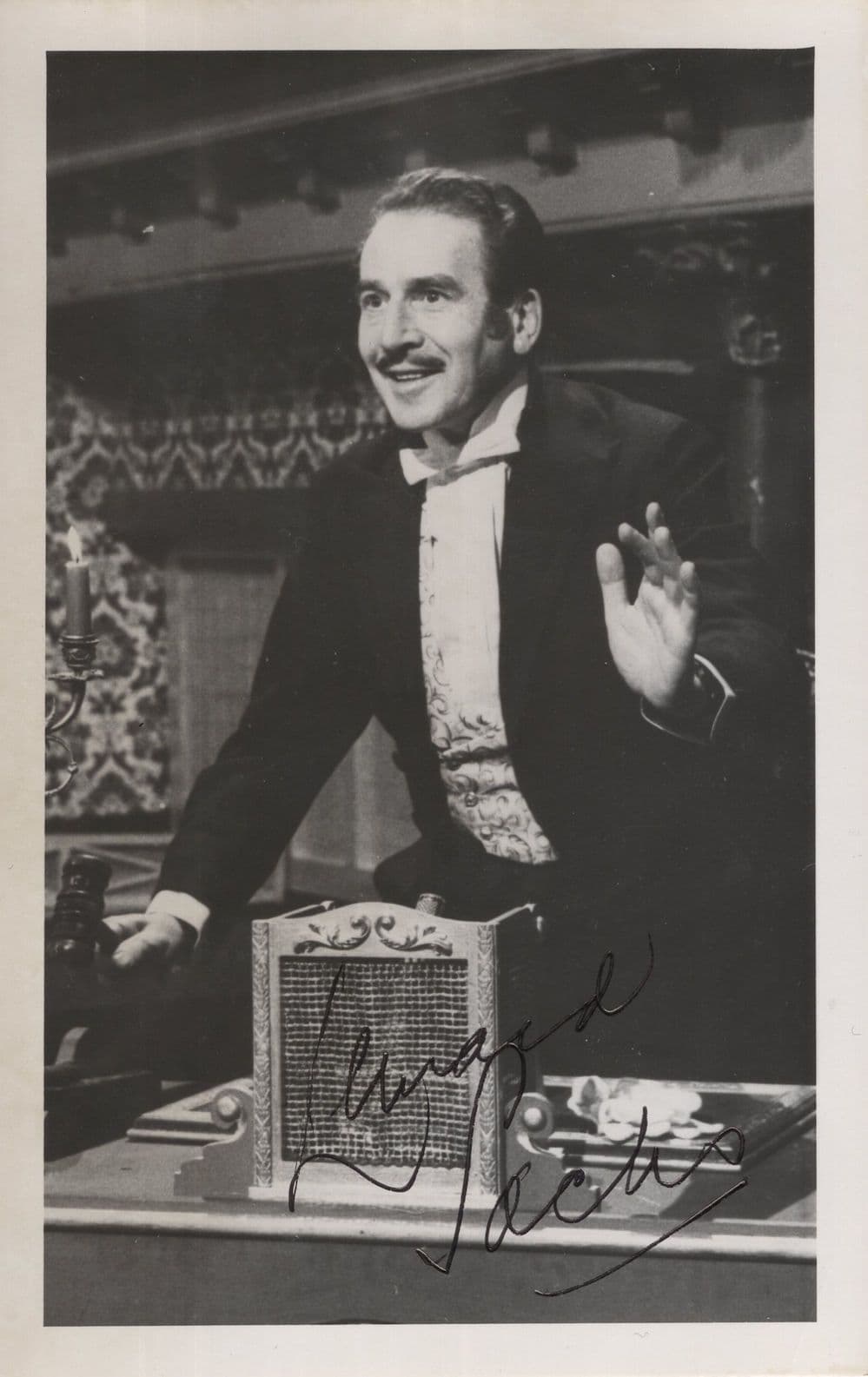 Leonard Sachs The Good Old Days Richard III Hand Signed Photo