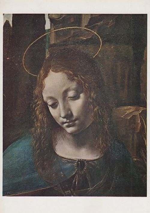 Leonardo Da Vinci Virgin Of The Rocks  National Art Gallery Painting Postcard