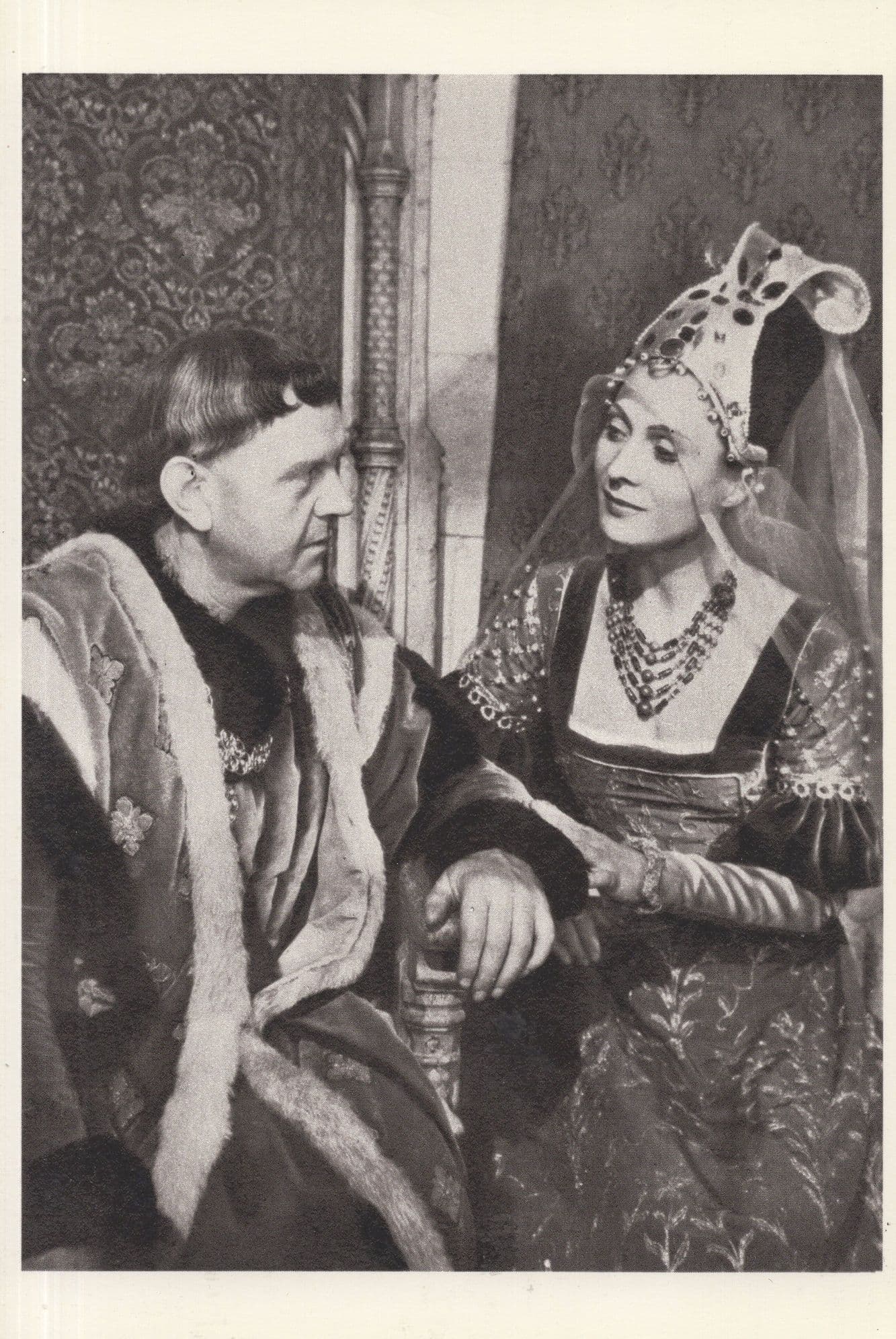 Les Visiteurs Du Soir Satan Marcel Carne French Film Postcard