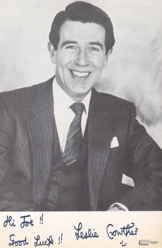 Leslie Crowther Vintage Hand Signed Photo