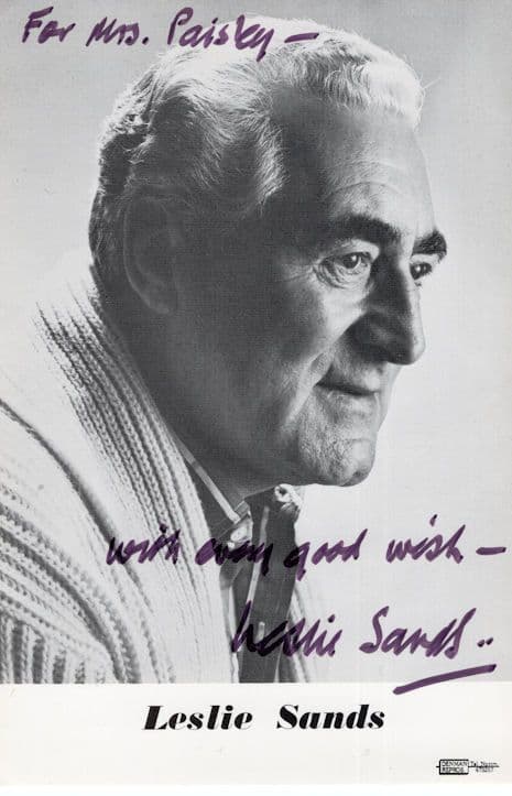 Leslie Sands Cluff in Z-Cars Vintage Large Hand Signed Photo