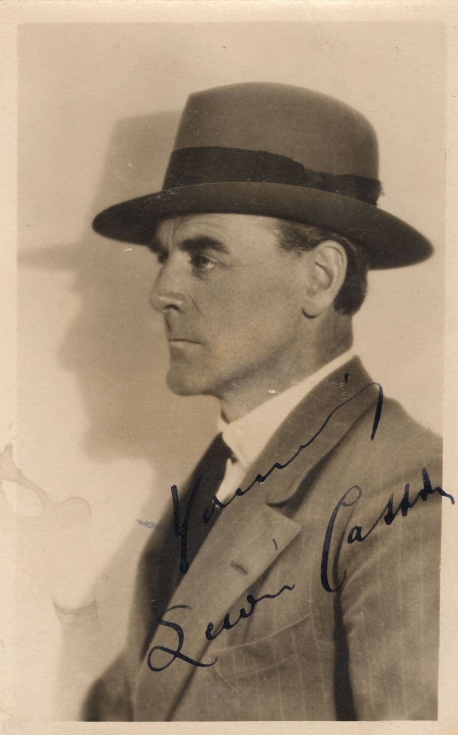 Lewis Casson Saint Joan Antique Hand Signed Photo