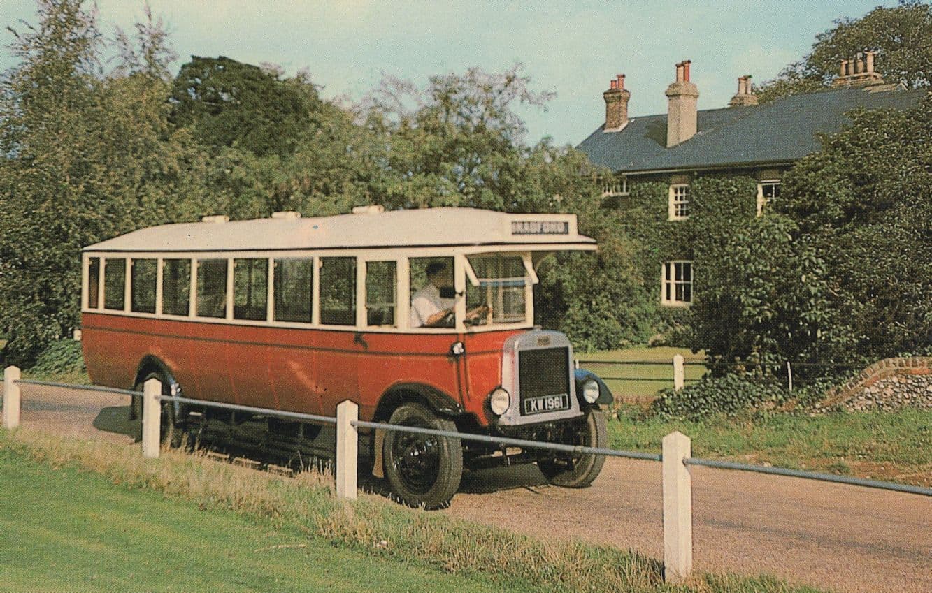 Leyland Lion PLSC 3 Type 1927 Bradford Blythe Berwick Bus Tram Postcard