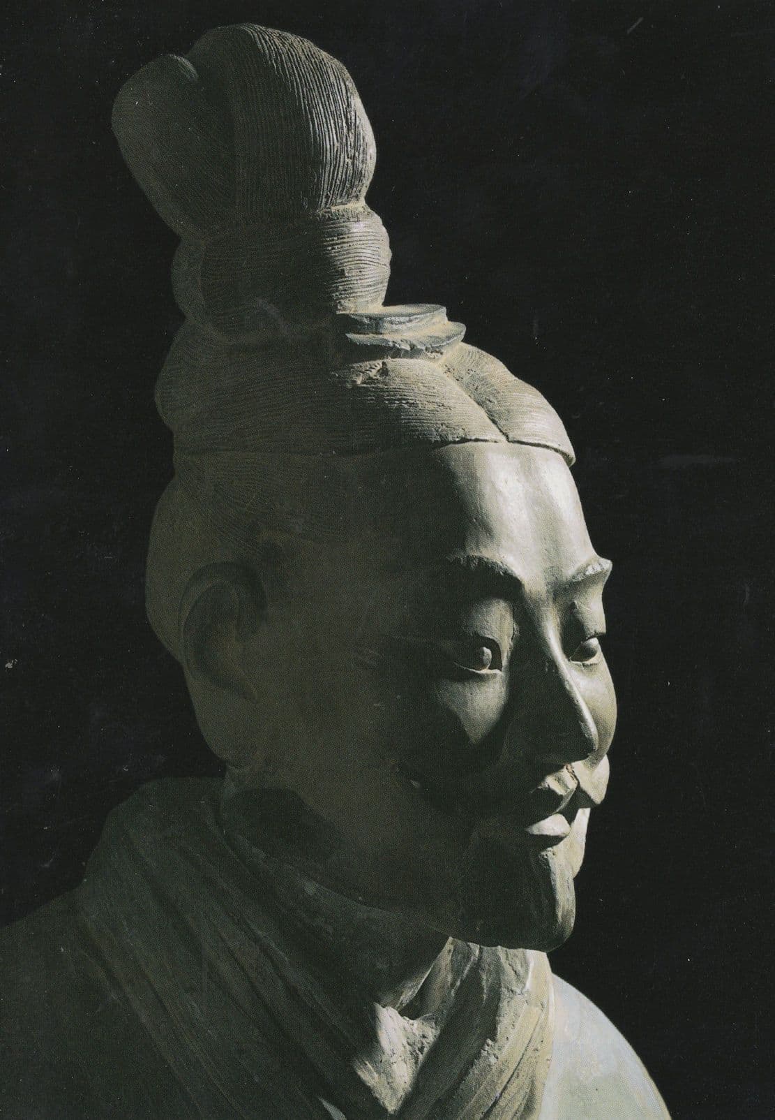 Light Infantryman Military Chinese Qin Dynasty Terracotta Statue Postcard