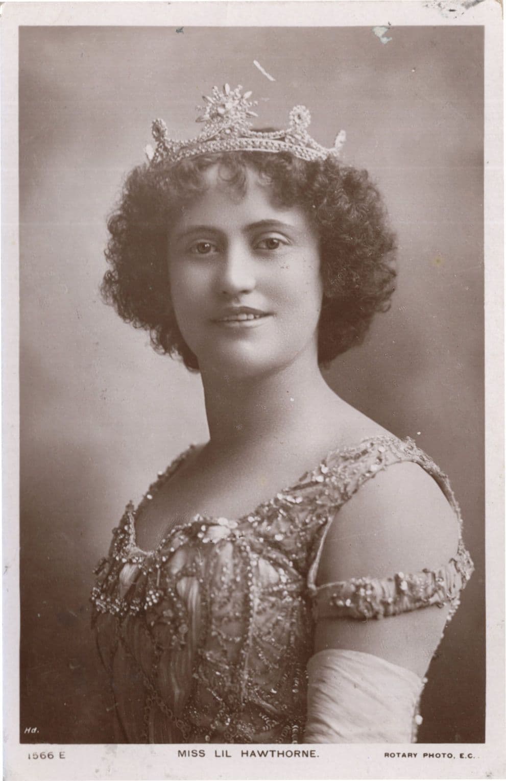 Lil Hawthorne Actress Real Photo Postcard & Skegness Amazing Reverse
