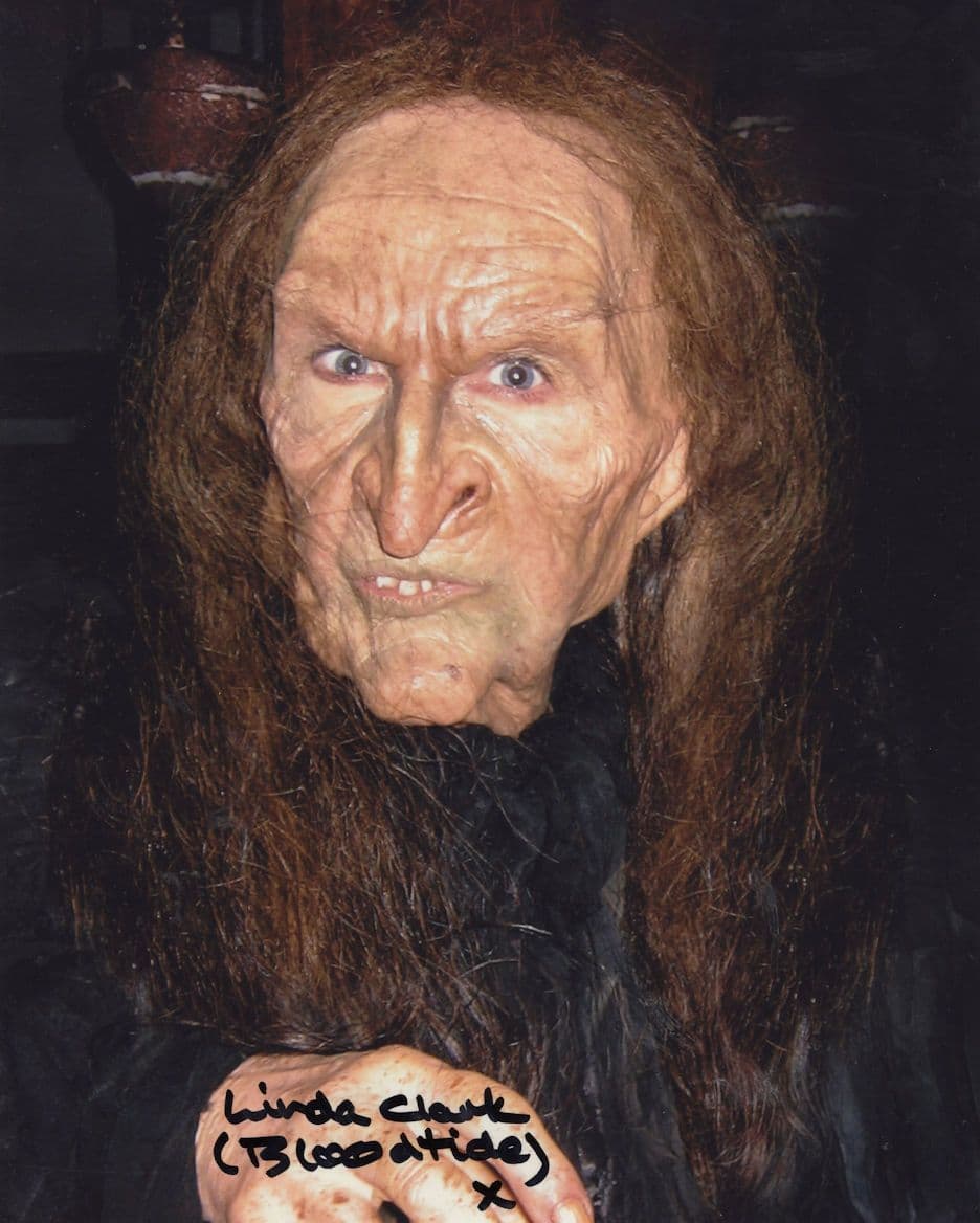 Linda Clark in Bloodtide Dr Who Giant 10x8 Hand Signed Photo
