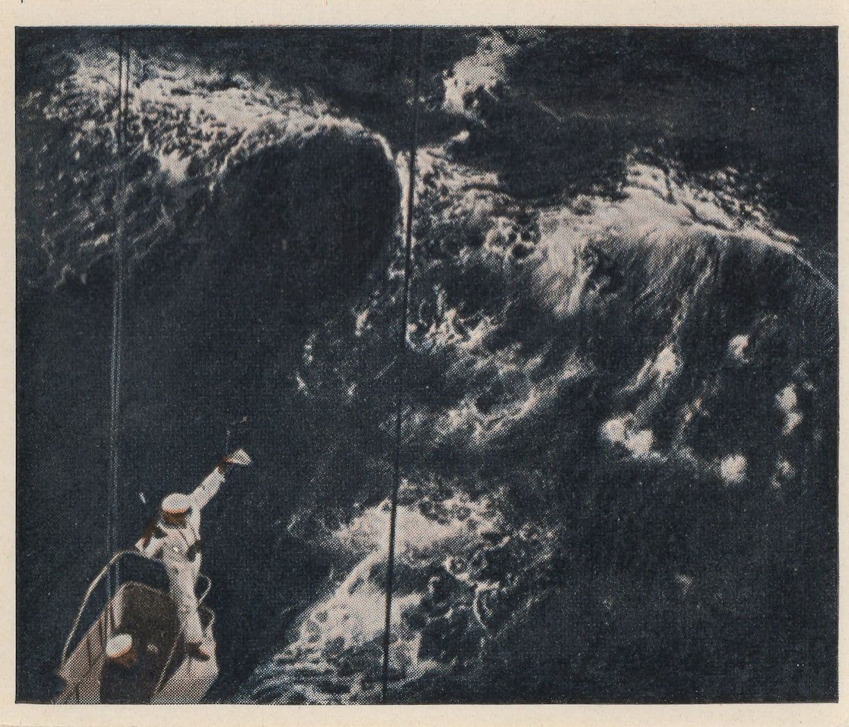 Linienschiff German Naval War Ship Disaster Cigarette Card