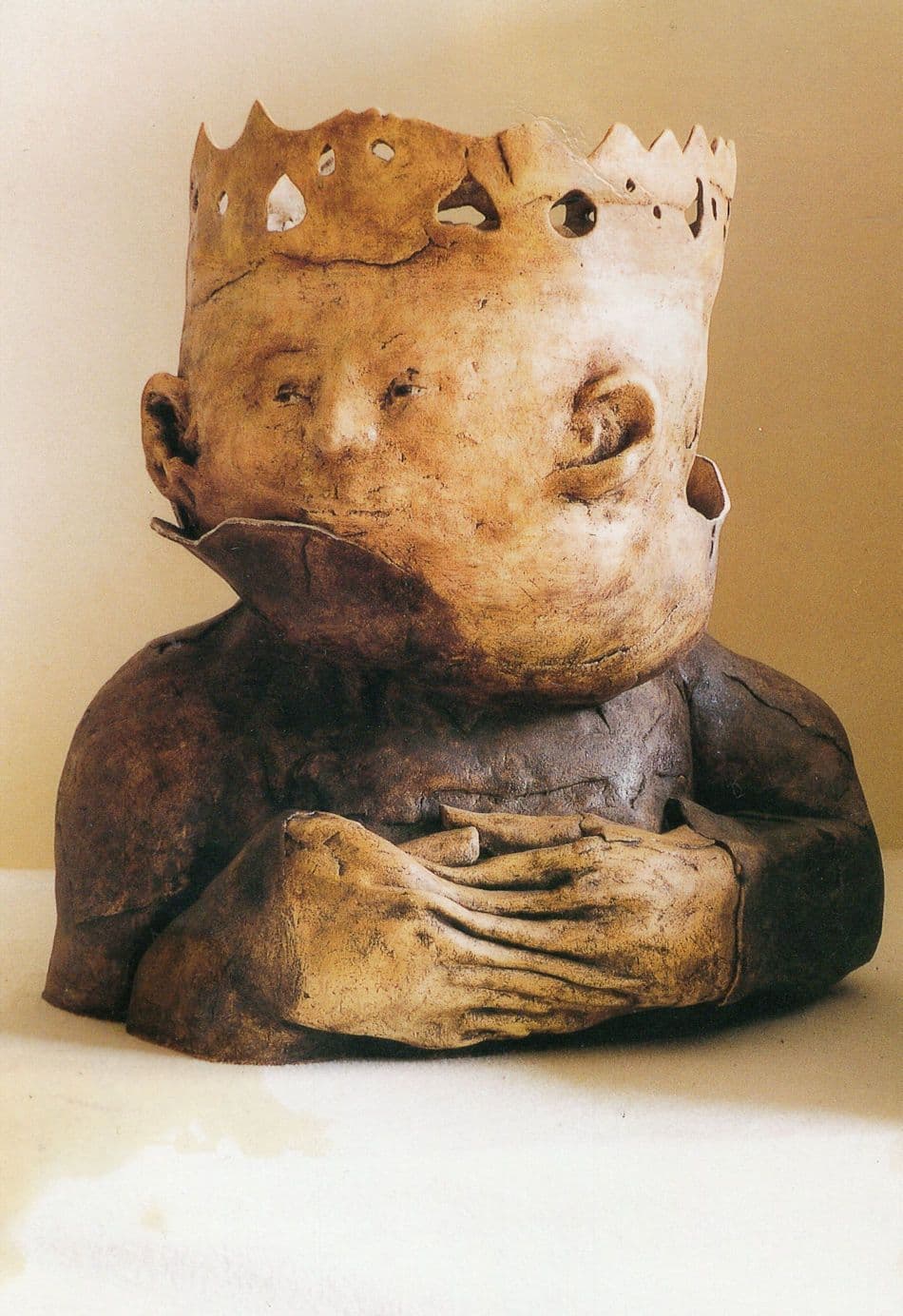 Little King Unique Ceramic Statue Mug Diana Pooley Postcard Please Read