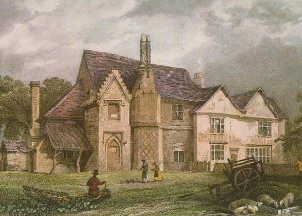 Little Warley Hall Brentwood Painting Drawing Rare Art Essex Library Postcard