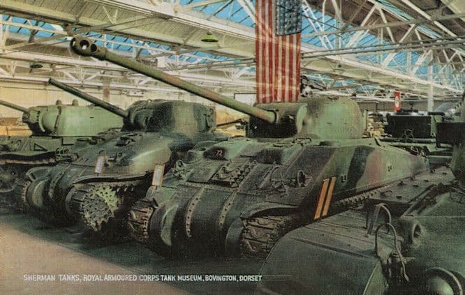 Little Willie Tank Bovington Dorset Museum 1970s Mint Postcard